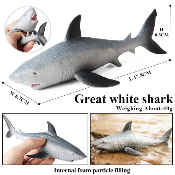 Sea Life Animals Soft Action Figures