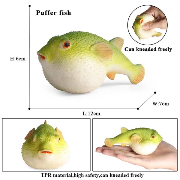 Sea Life Animals Soft Action Figures
