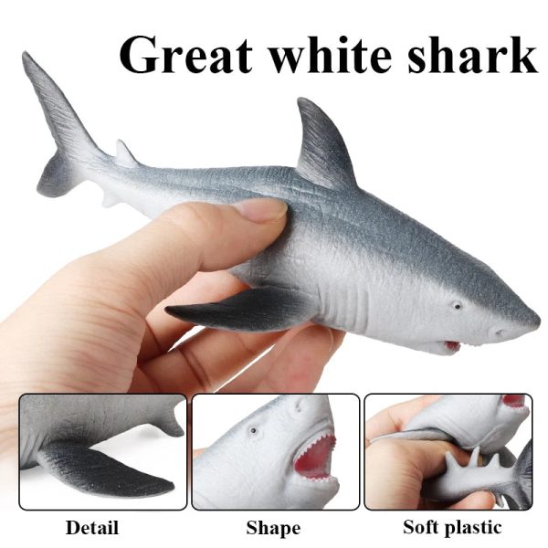 Sea Life Animals Soft Action Figures