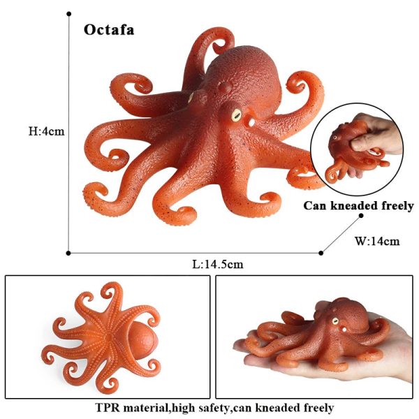 Sea Life Animals Soft Action Figures