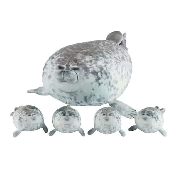 Seal Family Plush Set with Zipper Pouch 40cm Seal Family Plush Set with Zipper Pouch 40cm