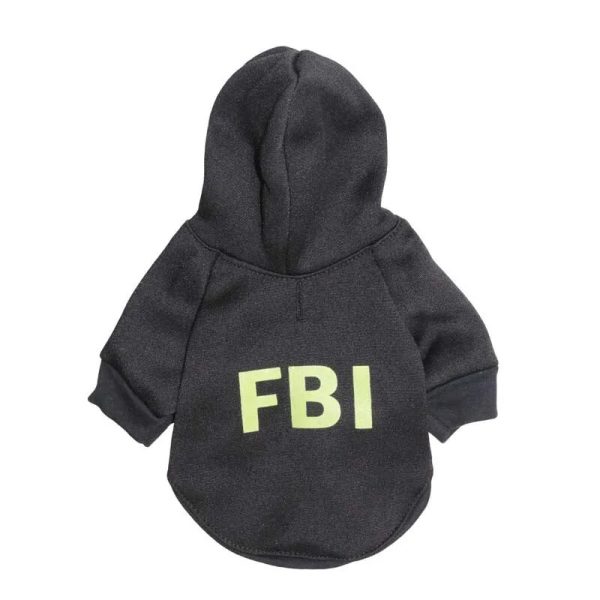Security Dog Clothes Small Dog Hoodie Coat