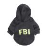 Security Dog Clothes Small Dog Hoodie Coat