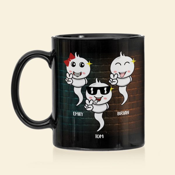 Seem Like Just Yesterday We Were Chillin' In Your Balls, Personalized Coffee Mug, Gift For Dad Seem Like Just Yesterday We Were Chillin' In Your Balls, Personalized Coffee Mug, Gift For Dad