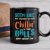 Seem Like Just Yesterday We Were Chillin' In Your Balls, Personalized Coffee Mug, Gift For Dad Seem Like Just Yesterday We Were Chillin' In Your Balls, Personalized Coffee Mug, Gift For Dad