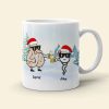 Seems Like Yesterday We Were Chillin' In Your Balls, Personalized Christmas Dad Mug, Gift For Family