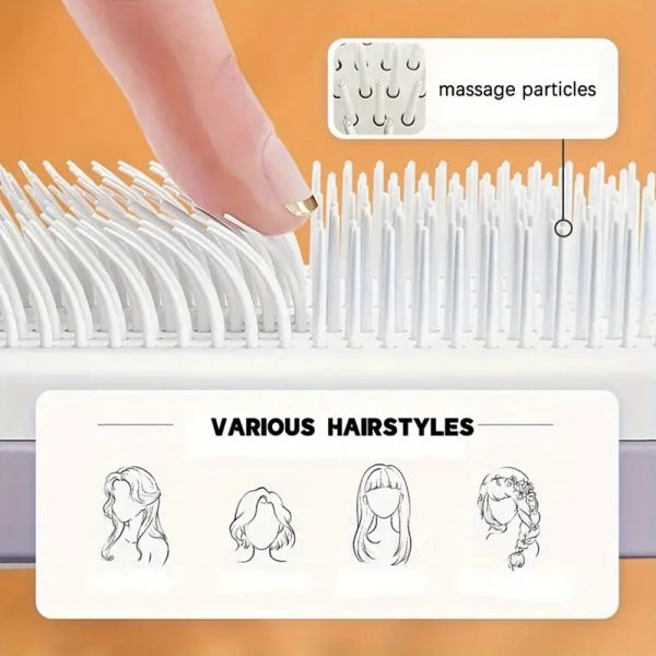 Self Cleaning Hairbrush Self Cleaning Hairbrush