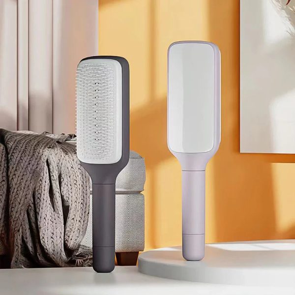 Self Cleaning Hairbrush Self Cleaning Hairbrush