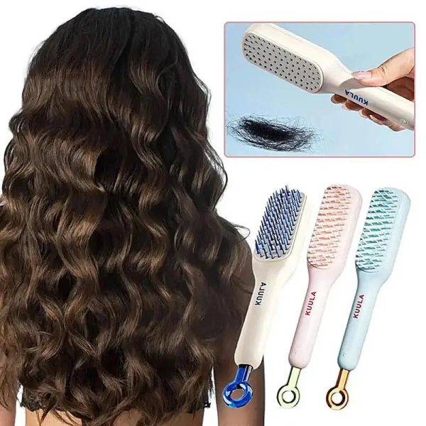 Self Cleaning Scalp Massage Comb Self Cleaning Scalp Massage Comb