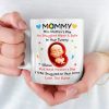 Sending Cuddles From The Inside - Family Personalized Custom Mug - Mother's Day, Baby Shower Gift, Gift For First Mom