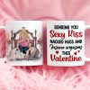 Sending You Sexy Kiss This Valentine, Personalized Coffee Mug, Funny Gift For Couple, Valentine's Gifts