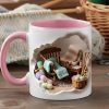 Sewing Is My Therapy - Personalized Accent Mug - Gift For Her, Grandma, Sewing Lovers | NL122
