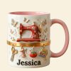 Sewing Machine Accent Mug, Personalized Gifts For Sewing Lovers 03qhtn241225