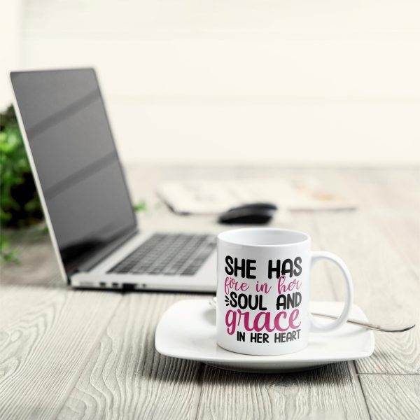 She Has Fire In Her Soul - Personalized Mug - Birthday Gift For Sista, Black Woman - Sassy Girls She Has Fire In Her Soul - Personalized Mug - Birthday Gift For Sista, Black Woman - Sassy Girls