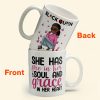 She Has Fire In Her Soul - Personalized Mug - Birthday Gift For Sista, Black Woman - Sassy Girls She Has Fire In Her Soul - Personalized Mug - Birthday Gift For Sista, Black Woman - Sassy Girls