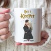 She's A Catch, He's A Keeper, Gift For Couple. Personalized Mug, Wizard Couple Mug, Couple Gift 06HTTI180723TM She's A Catch, He's A Keeper, Gift For Couple. Personalized Mug, Wizard Couple Mug, Couple Gift 06HTTI180723TM