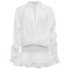Shirt Lose Long Sleeve Frill Micro Mini Dress Shirt Lose Long Sleeve Frill Micro Mini Dress
