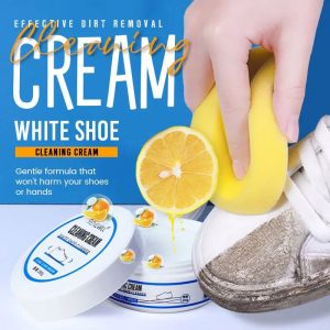 Shoe Whitening Cream With Wipe Sponge