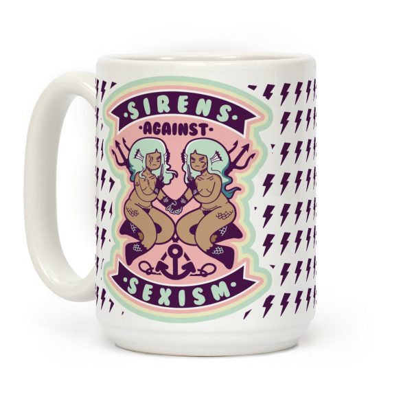 Sirens Against Sexism Coffee Mug Sirens Against Sexism Coffee Mug