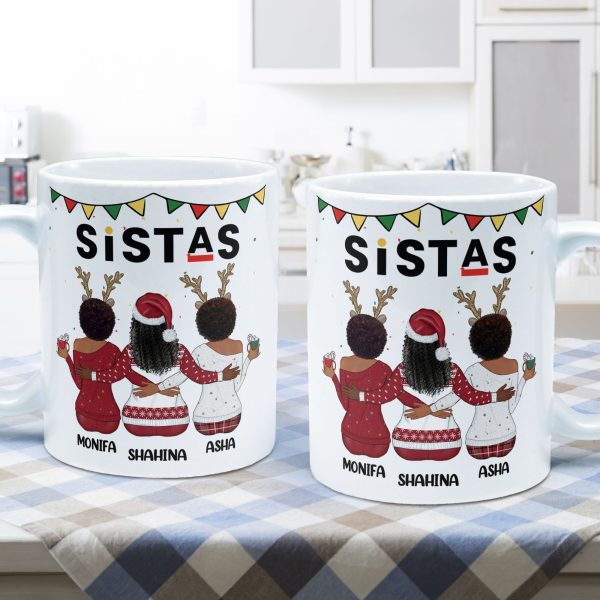 Sistas Soul Sisters - Personalized Mug - Christmas Gift For Sister Sistas Soul Sisters - Personalized Mug - Christmas Gift For Sister