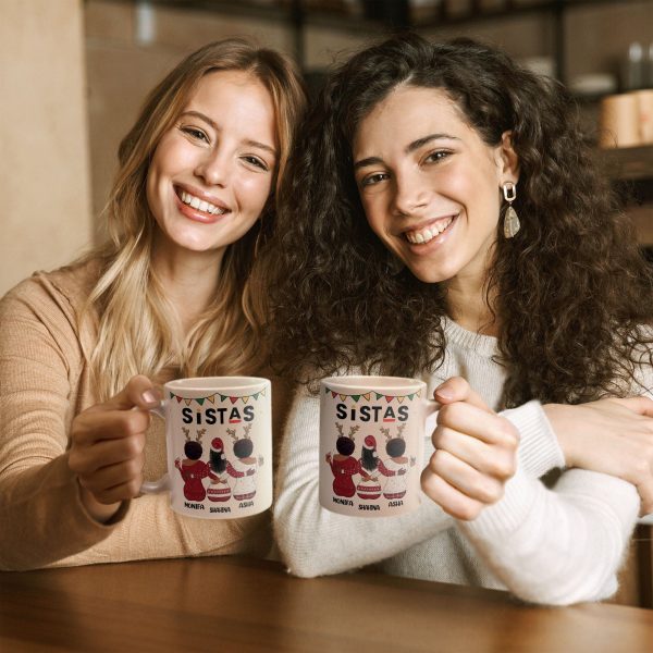 Sistas Soul Sisters - Personalized Mug - Christmas Gift For Sister Sistas Soul Sisters - Personalized Mug - Christmas Gift For Sister
