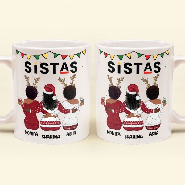 Sistas Soul Sisters - Personalized Mug - Christmas Gift For Sister Sistas Soul Sisters - Personalized Mug - Christmas Gift For Sister