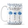 Sisters Are Different Flowers Toile De Jouy Style - Personalized Custom Coffee Mug Sisters Are Different Flowers Toile De Jouy Style - Personalized Custom Coffee Mug