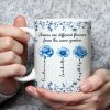 Sisters Are Different Flowers Toile De Jouy Style - Personalized Custom Coffee Mug Sisters Are Different Flowers Toile De Jouy Style - Personalized Custom Coffee Mug