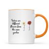 Sisters Are Diffrent Flowers From The Same Garden Personalized Mug, Long Distance Togetherness Birthday Christmas Gift For Sisters, Siblings Sisters Are Diffrent Flowers From The Same Garden Personalized Mug, Long Distance Togetherness Birthday Christmas Gift For Sisters, Siblings