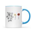 Sisters Are Diffrent Flowers From The Same Garden Personalized Mug, Long Distance Togetherness Birthday Christmas Gift For Sisters, Siblings Sisters Are Diffrent Flowers From The Same Garden Personalized Mug, Long Distance Togetherness Birthday Christmas Gift For Sisters, Siblings