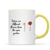 Sisters Are Diffrent Flowers From The Same Garden Personalized Mug, Long Distance Togetherness Birthday Christmas Gift For Sisters, Siblings Sisters Are Diffrent Flowers From The Same Garden Personalized Mug, Long Distance Togetherness Birthday Christmas Gift For Sisters, Siblings