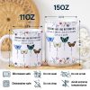 Sisters Are Like Butterflies - Personalized White Edge-to-Edge Mug