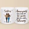 Sisters By Heart, Friends By Choice - Sister Personalized Custom Mug - Gift For Sisters, Siblings Sisters By Heart, Friends By Choice - Sister Personalized Custom Mug - Gift For Sisters, Siblings