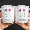 Sisters By Marriage Friends By Choice With Floral Design - Personalized Custom Coffee Mug - BST182_MG Sisters By Marriage Friends By Choice With Floral Design - Personalized Custom Coffee Mug - BST182_MG