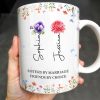 Sisters By Marriage Friends By Choice With Floral Design - Personalized Custom Coffee Mug - BST182_MG Sisters By Marriage Friends By Choice With Floral Design - Personalized Custom Coffee Mug - BST182_MG