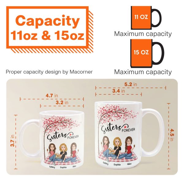 Sisters Forever - Limited Edition - Personalized Mug Sisters Forever - Limited Edition - Personalized Mug