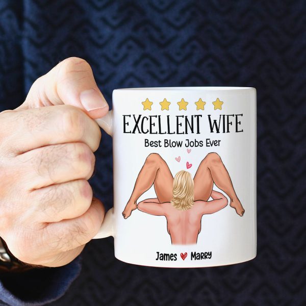 Sizzling Love, You Are Very Excellent, Personalized Coffee Mug For A Sexy Couple, Perfect Gifts for Couples,