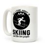 Skiing and Like Two People Coffee Mug
