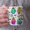 Skull Bat And Spooky Vibes Halloween Personalized Gift Mug HO82 891340