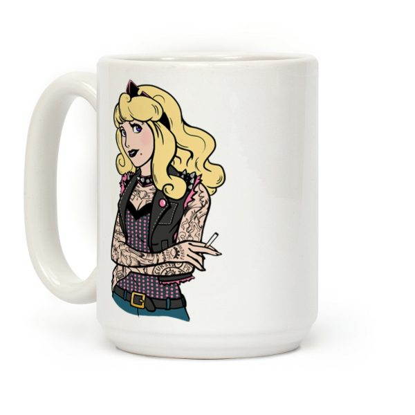 Sleeping Punk Beauty Parody Coffee Mug