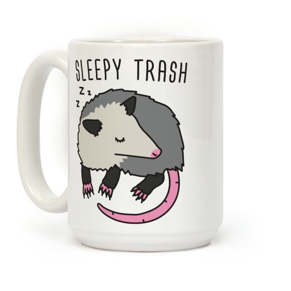 Sleepy Trash Opossum Coffee Mug Sleepy Trash Opossum Coffee Mug