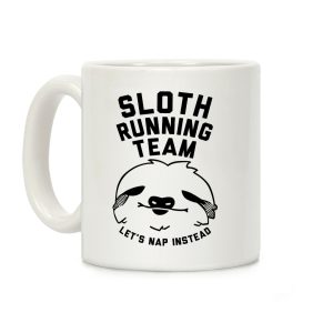 Sloth Running Team Coffee Mug