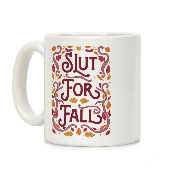 Slut For Fall Coffee Mug Slut For Fall Coffee Mug