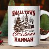 Small Town Christmas Vintage Personalized Mug, Rustic Winter Church Gift with Custom Name Small Town Christmas Vintage Personalized Mug, Rustic Winter Church Gift with Custom Name