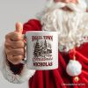 Small Town Christmas Vintage Personalized Mug, Rustic Winter Church Gift with Custom Name Small Town Christmas Vintage Personalized Mug, Rustic Winter Church Gift with Custom Name