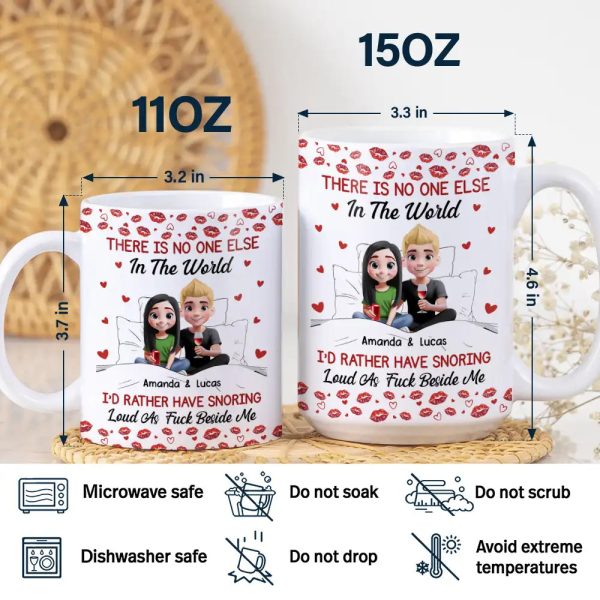Snoring Partner No One Else In The World Couple - Personalized White Edge-to-Edge Mug Snoring Partner No One Else In The World Couple - Personalized White Edge-to-Edge Mug