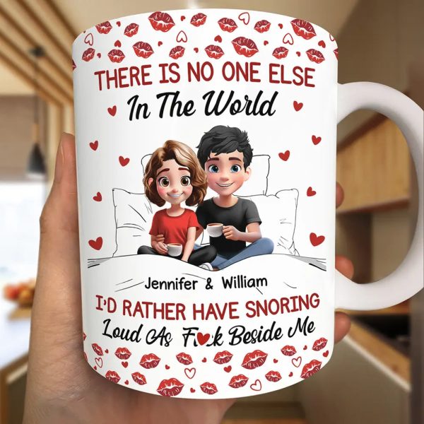 Snoring Partner No One Else In The World Couple - Personalized White Edge-to-Edge Mug Snoring Partner No One Else In The World Couple - Personalized White Edge-to-Edge Mug