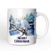 Snowy Owl Personalized Mug, Grand Arctic Majesty Christmas Gift With Custom Name and Date Snowy Owl Personalized Mug, Grand Arctic Majesty Christmas Gift With Custom Name and Date