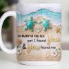 So Many In The Sea, Turtles And Waves Coffee Mug Design - Personalized Custom Coffee Mug - CPL1359_MG So Many In The Sea, Turtles And Waves Coffee Mug Design - Personalized Custom Coffee Mug - CPL1359_MG