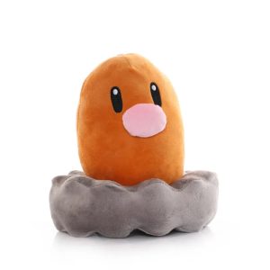 Soft Plush Diglett Toy - Perfect Gift for Kids & Pokemon Fans!
